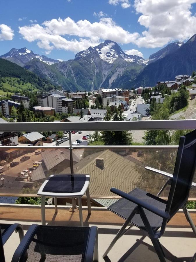 Magnifique Vue Centre Station Apartman Les Deux Alpes Kültér fotó